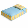 Striped Pet Beds with Pillow – Round, Long & Flat Styles