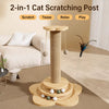 Vertical Sisal Cat Scratching Post with Integrated Climbing Features