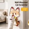 Vertical Wall-Mounted Cat Scratcher with Self-Adhesive Backing