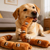 21.7-Inch Four-Section Sausage Squeaky Tug Toy for Dogs