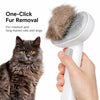 Dual-Sided Dog & Cat Grooming Brush for Deshedding & Detangling
