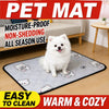Reversible Waterproof Oxford Cloth Pet Bed Mat for Dogs & Cats
