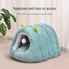 Semi-Enclosed Cat Bed with Tunnel