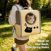 Breathable Pet Carrier Backpack for Cats and Small Dogs