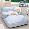 Washable Removable-Cover Dog Bed for Small to Medium Dogs
