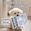Crinkle Paper Dog Toy – Newspaper & Playing Card Styles