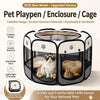 Foldable Octagonal Pet Tent for Cats and Small Dogs
