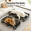 Foldable Elevated Pet Cot Bed with Breathable Mesh