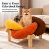 Flower-Shaped Cat Bed with Removable, Washable Design