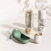 Portable Pet Water Bottle with Fold-Down Drinking Cup