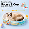 White Corrugated Cardboard Cat Scratcher Lounge for Cats