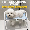 Foldable Pet Grooming Stand with Tie Strap for Bathing and Nail Care
