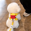 Cute Food-Themed Harness and Leash Set for Small Pets