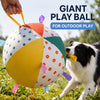 Oversized Tug-and-Fetch Ball Toy for Dogs