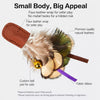 Retractable Cat Teaser Wand with Interchangeable Toy Heads