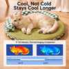 Round Cat Bed with Removable Washable Mat
