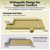 Rattan-Woven Pet Bed Mat for Small to Large Dogs