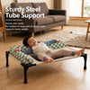 Elevated Pet Cot with Removable Bolster and Mesh Sleeping Surface