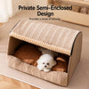 Enclosed Dog House Bed for Small to Large Dogs