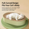 Oval Capsule-Shaped Cat Scratcher Bed