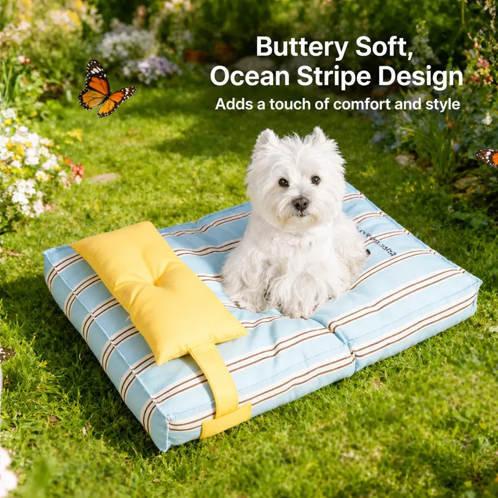 Washable Polyester Pet Bed for Dogs and Cats in Multiple Sizes
