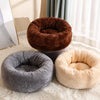 All-Season Plush Pet Bed for Cats and Small Dogs