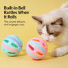 Cat Bell Ball Toy – 3.1-Inch Silicone Cat Toy