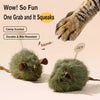 Sound-Activated Plush Mouse Toy for Cats