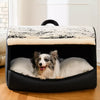 Enclosed Pet Bed Tent with Removable Washable Cover