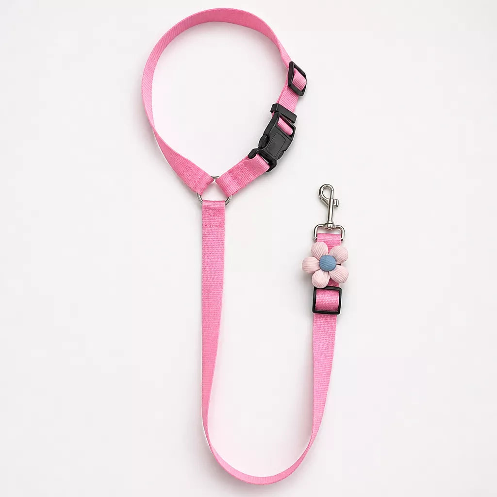 Nylon Pet Car Tether for Dogs and Cats p-05425