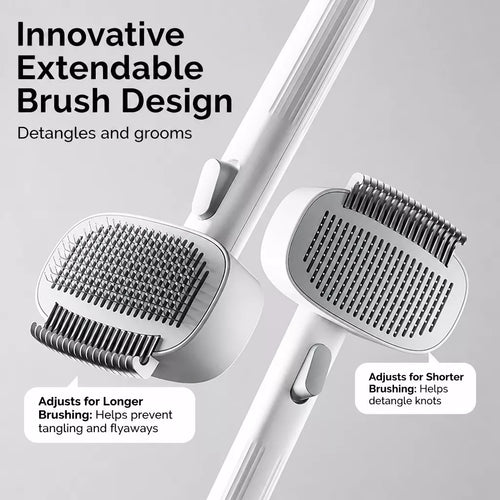 2-in-1 Deshedding & Detangling Brush for Cats and Dogs