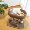 Compact Cat Tree with Sisal Scratcher and Cat Bed