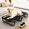 Foldable Elevated Pet Cot Bed with Breathable Mesh