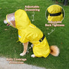 Polyester Dog Raincoat Cape for Small to Medium Dogs