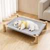 Rattan Cat Bed with Scratching Board
