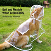 Transparent Waterproof Dog Raincoat
