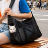 Portable Breathable Crossbody Pet Carrier for Cats & Small Dogs