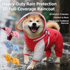 Waterproof Hooded Raincoat for Small and Medium Dogs