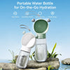 Portable Dog Water Bottle and Feeding Cup for Outdoor Use