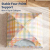 Semi-Enclosed Four-Sided Cat Tent Bed
