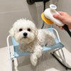 Foldable Pet Grooming Stand with Tie Strap for Bathing and Nail Care