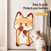 Vertical Wall-Mounted Cat Scratcher with Self-Adhesive Backing
