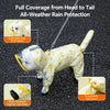 Full-Coverage Waterproof Raincoat for Small Dogs