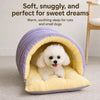 Removable, Washable Semi-Enclosed Pet Bed