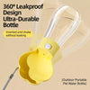 Portable Dog Water Bottle with Foldable Bowl for Walks