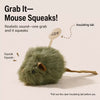 Sound-Activated Plush Mouse Toy for Cats