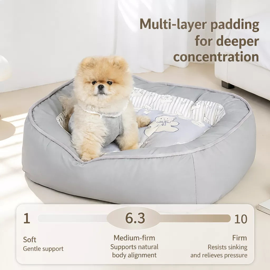 Reversible Washable Nylon Pet Bed for Dogs and Cats