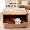 Enclosed Dog House Bed for Small to Large Dogs
