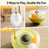 Cat Tumbler Teaser Toy with Feather and Catnip Ball
