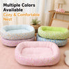 Floral Round Pet Bed for Cats and Small Dogs